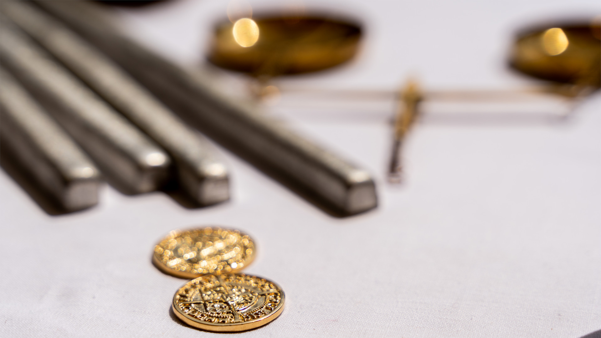 Nahaufnahme eines Thalers