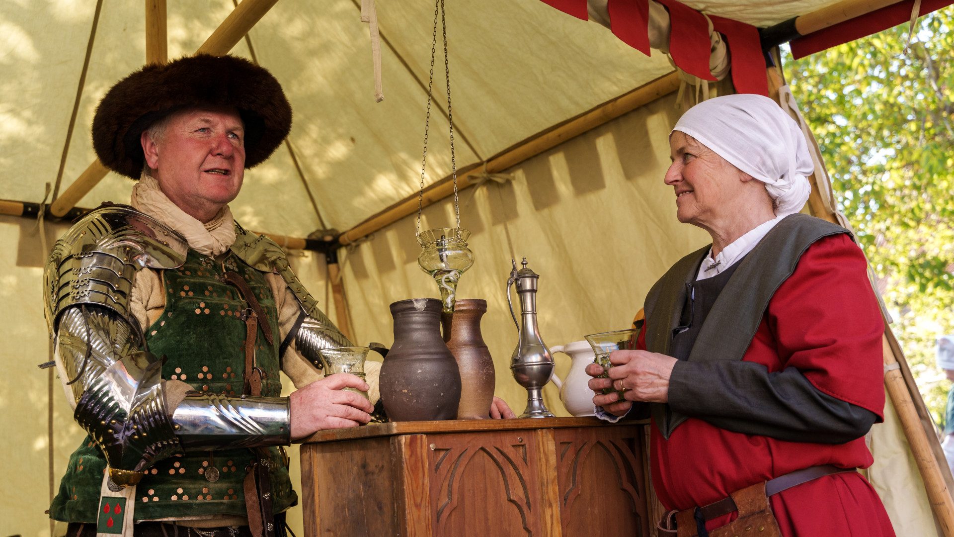 Mitglieder im Gespräch