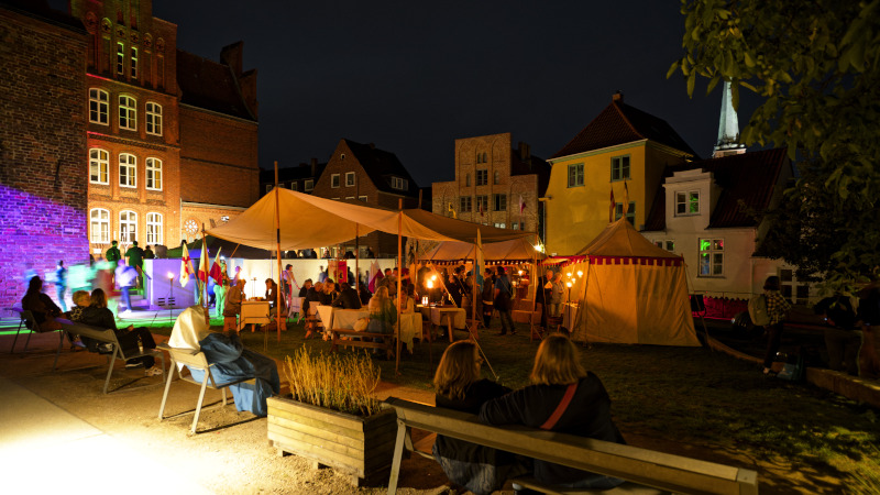 Lager des Hansevolks auf der Museumsnacht 2026